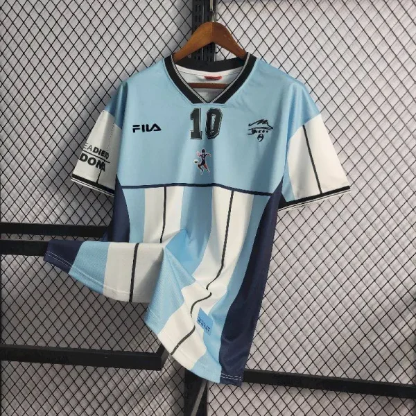 Argentina 2010 Maradona Retirement Commemorative Edition Retro Jersey