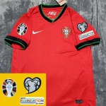 Portugal 2024/25 Euro Home Kids Jersey And Shorts Kit