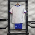 France 2024/25 Euro Away Kids Jersey And Shorts Kit