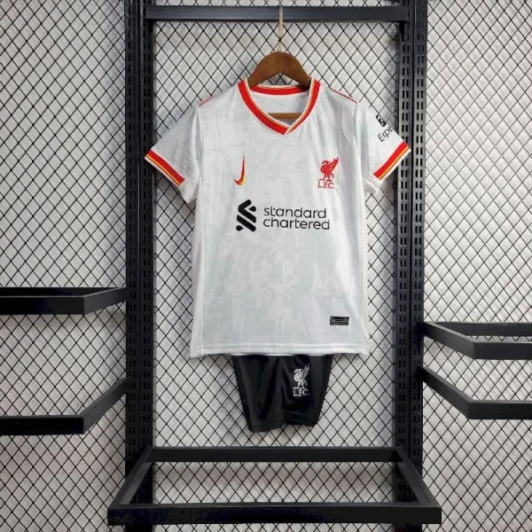 Liverpool 2024/25 Third Kids Jersey And Shorts Kit